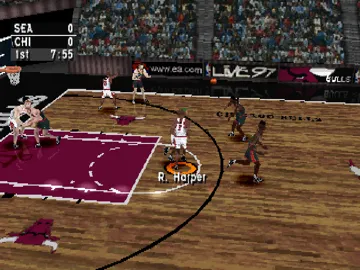 NBA Live 97 (US) screen shot game playing